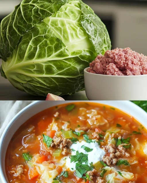 Hearty Cabbage Roll Soup