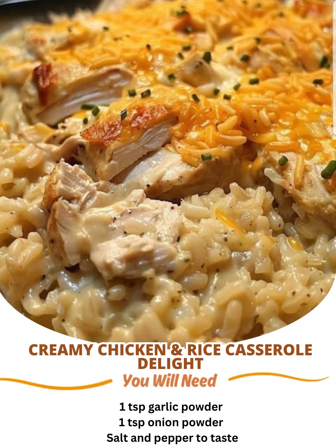 Creamy Chicken and Rice Casserole