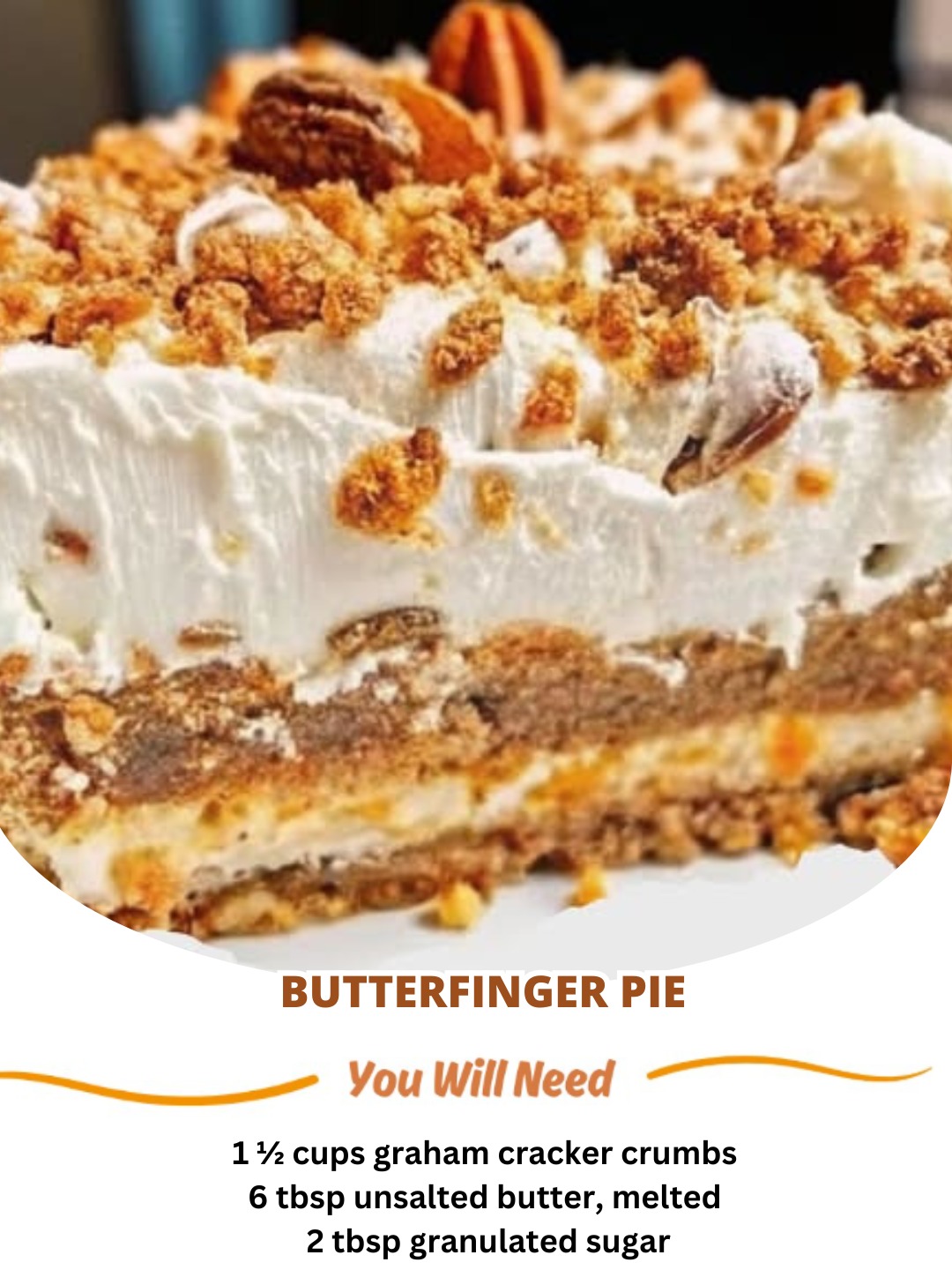 Butterfinger Pie