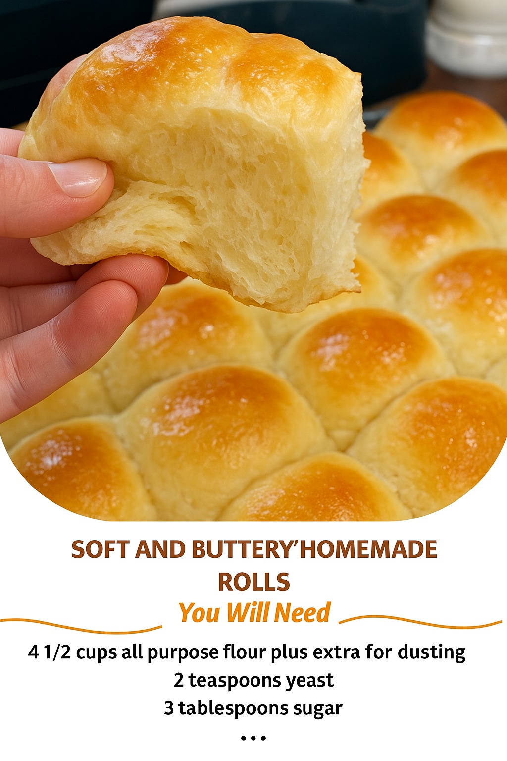 Soft and Buttery Homemade Rolls