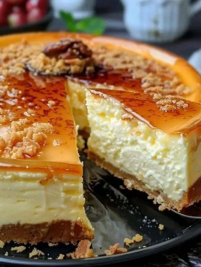 Creamy CaramelCheesecake Delight
