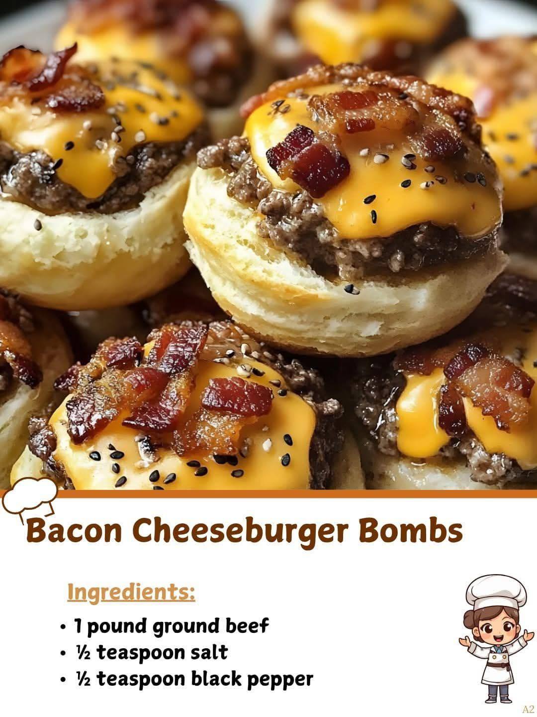 Bacon Cheeseburger Bombs