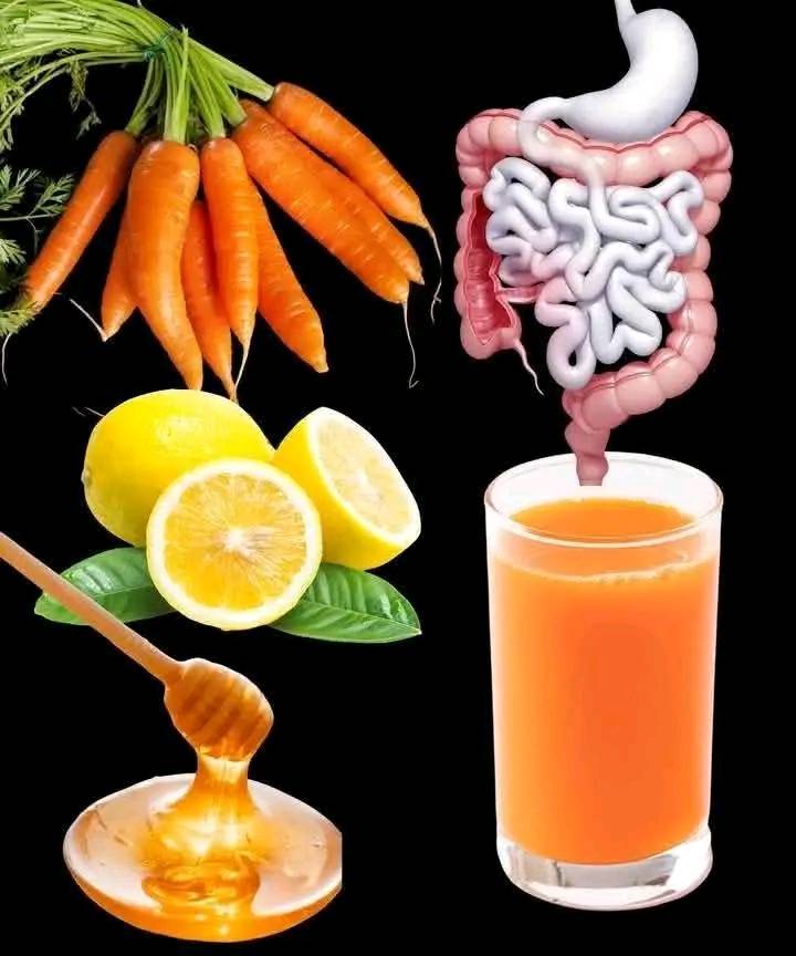 Cleanse Your Intestines and Liver with Ginger, Lemon, and Carrot