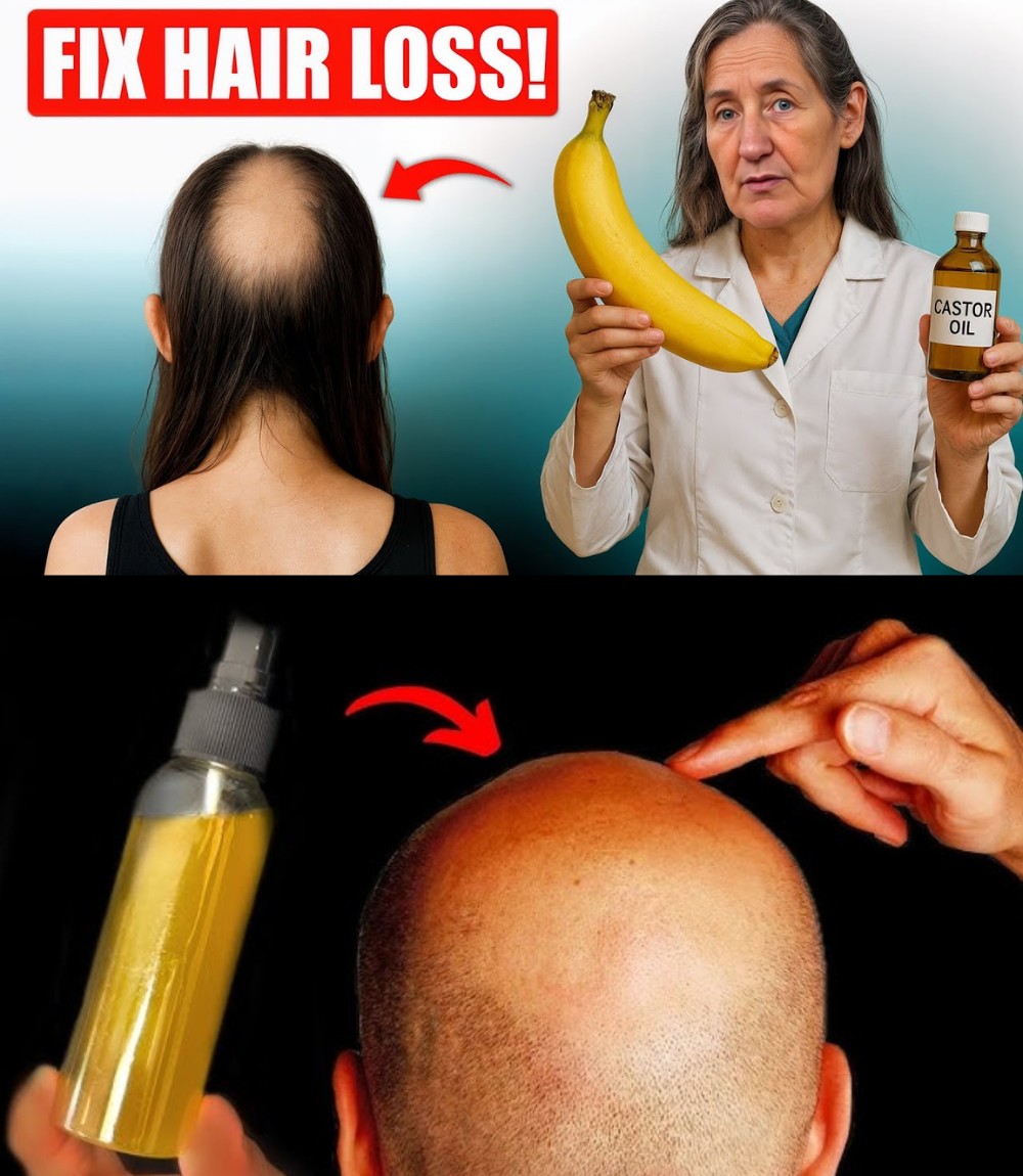 The Castor Oil & Banana Secret: Natural Relief for Skin, Hair & Joints After 50