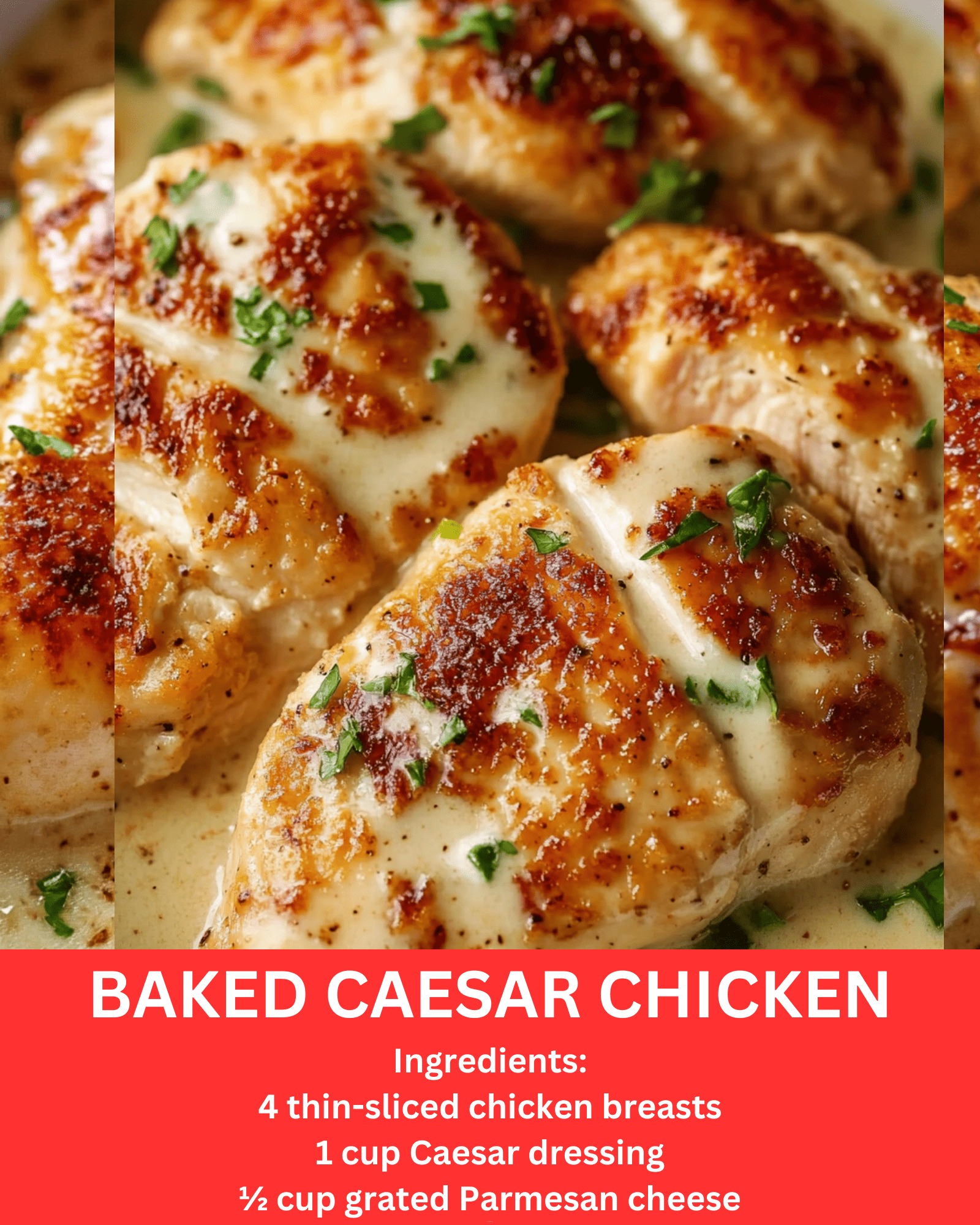 Baked Caesar Chicken