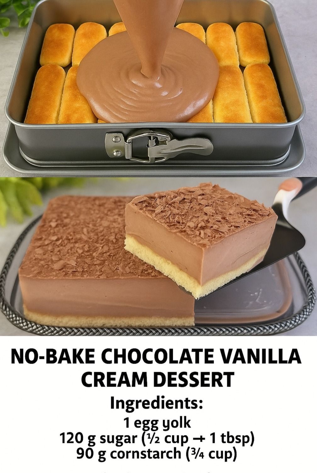 No oven, no flour, a quick dessert in 10 minutes! Incredibly delicious!