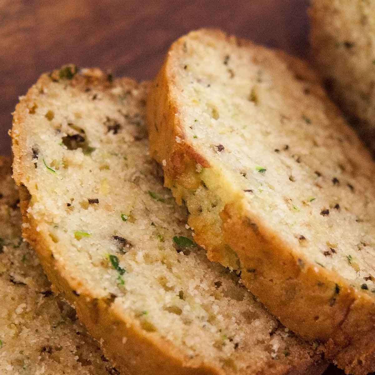 Lemon Rosemary Zucchini Bread