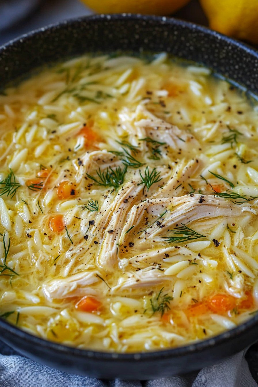 Greek Lemon Chicken Soup