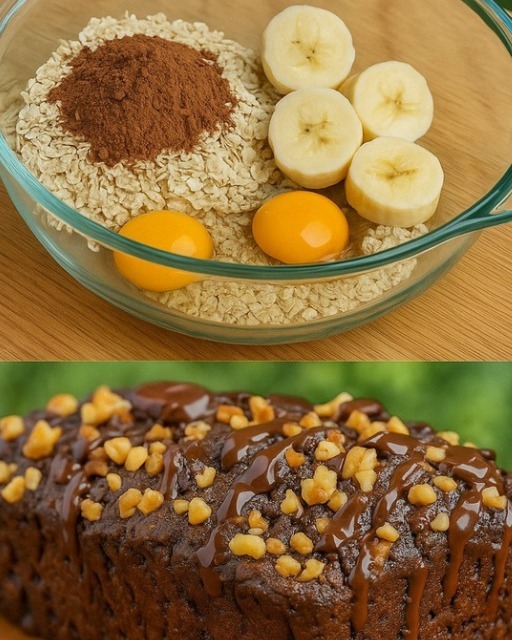 No more sugar! Take oatmeal, cocoa and bananas and make this dessert!