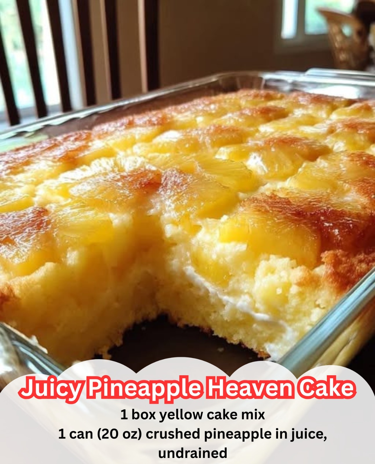 Juicy Pineapple Heaven Cake