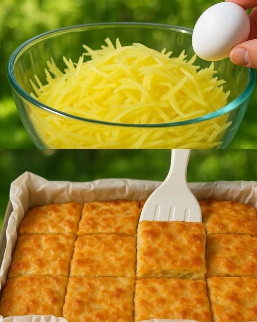 Easier than pizza! Just grate 3 potatoes! Easy and cheap recipe!