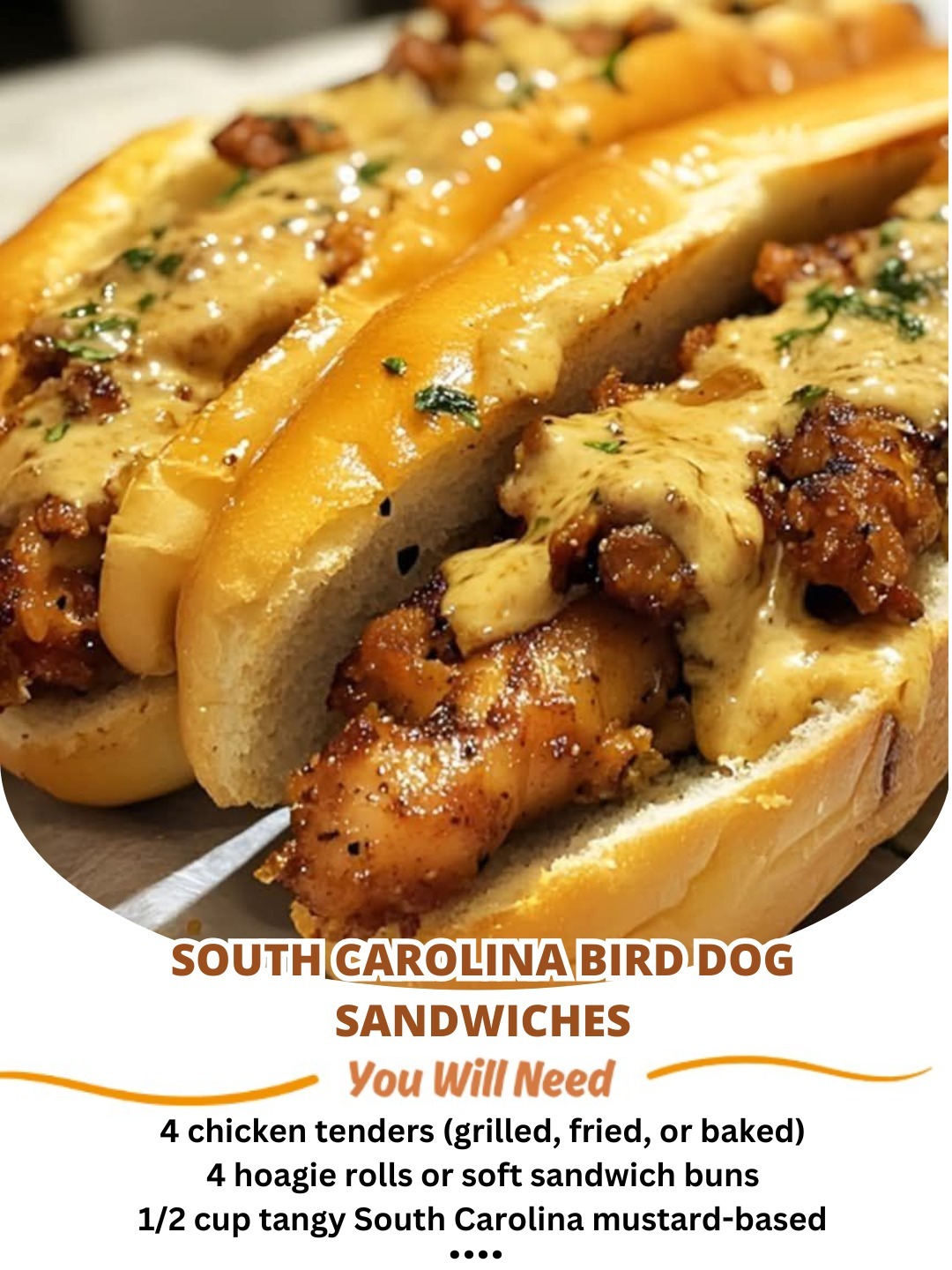 South Carolina Bird Dog Sandwiches
