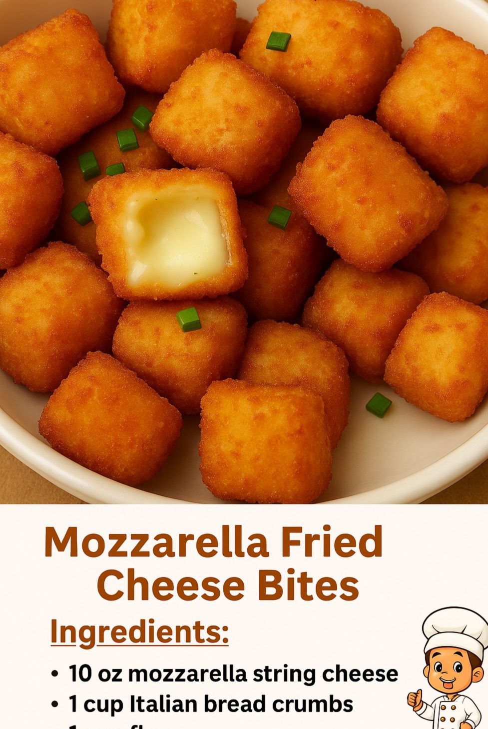 Mozzarella Fried Cheese Bites