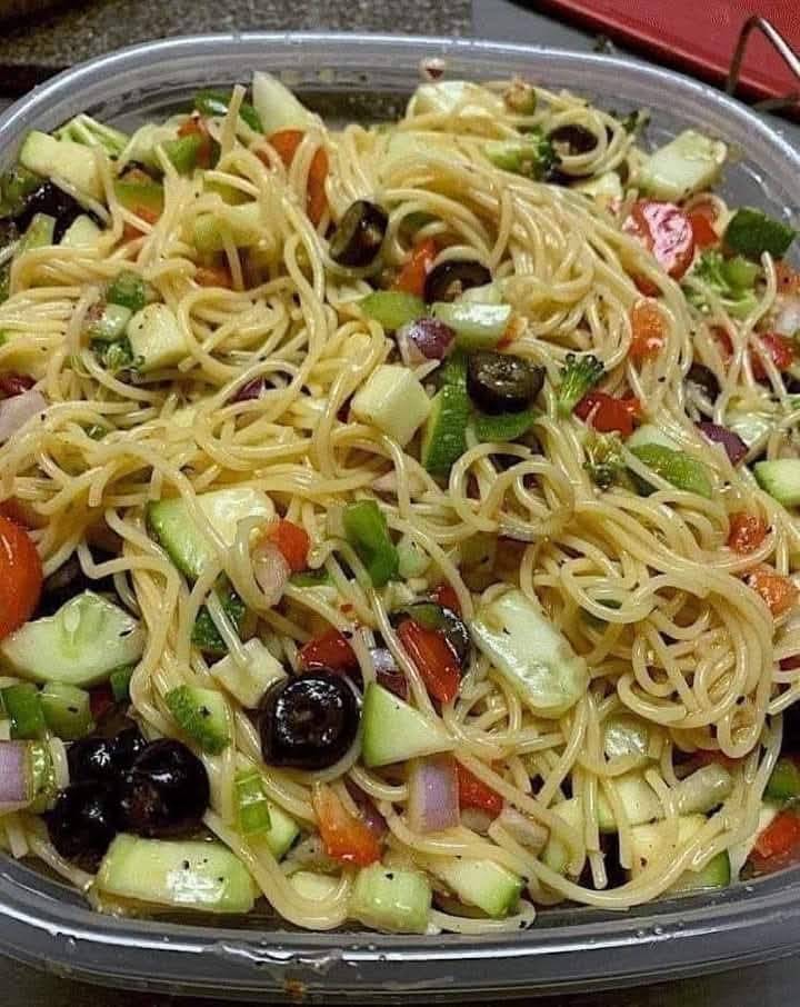 California Spaghetti Salad is a MUST!