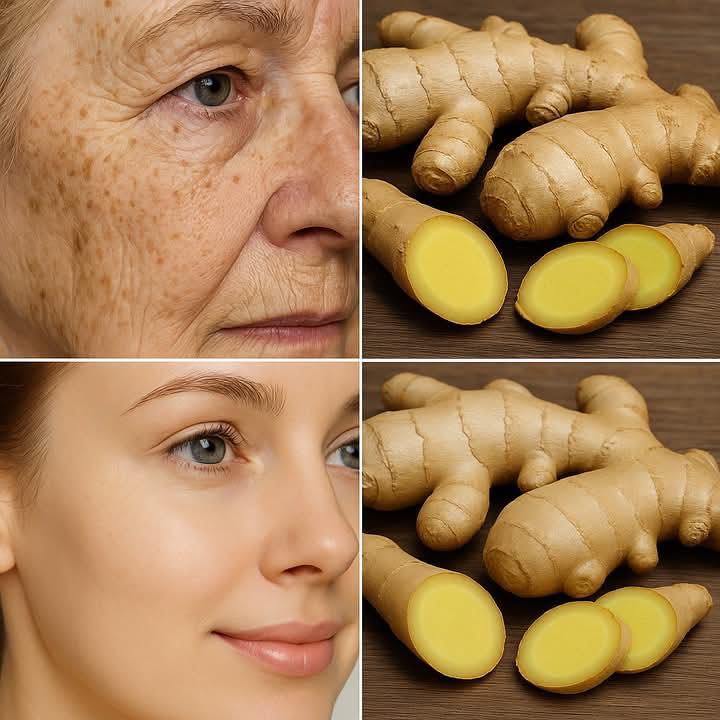 Ginger is 100 times more powerful than Botox in removing deep wrinkles