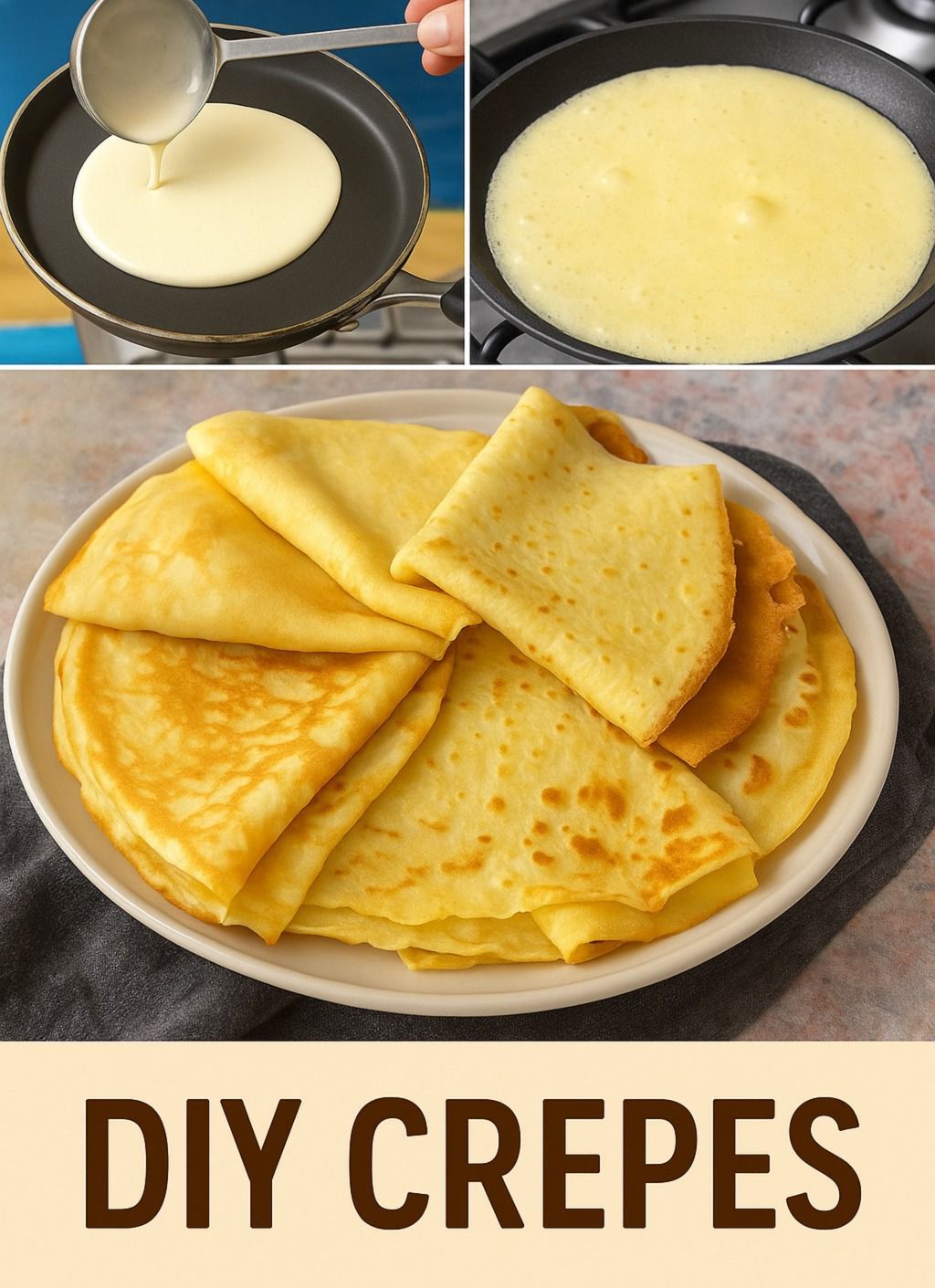 Homemade Crepes Recipe