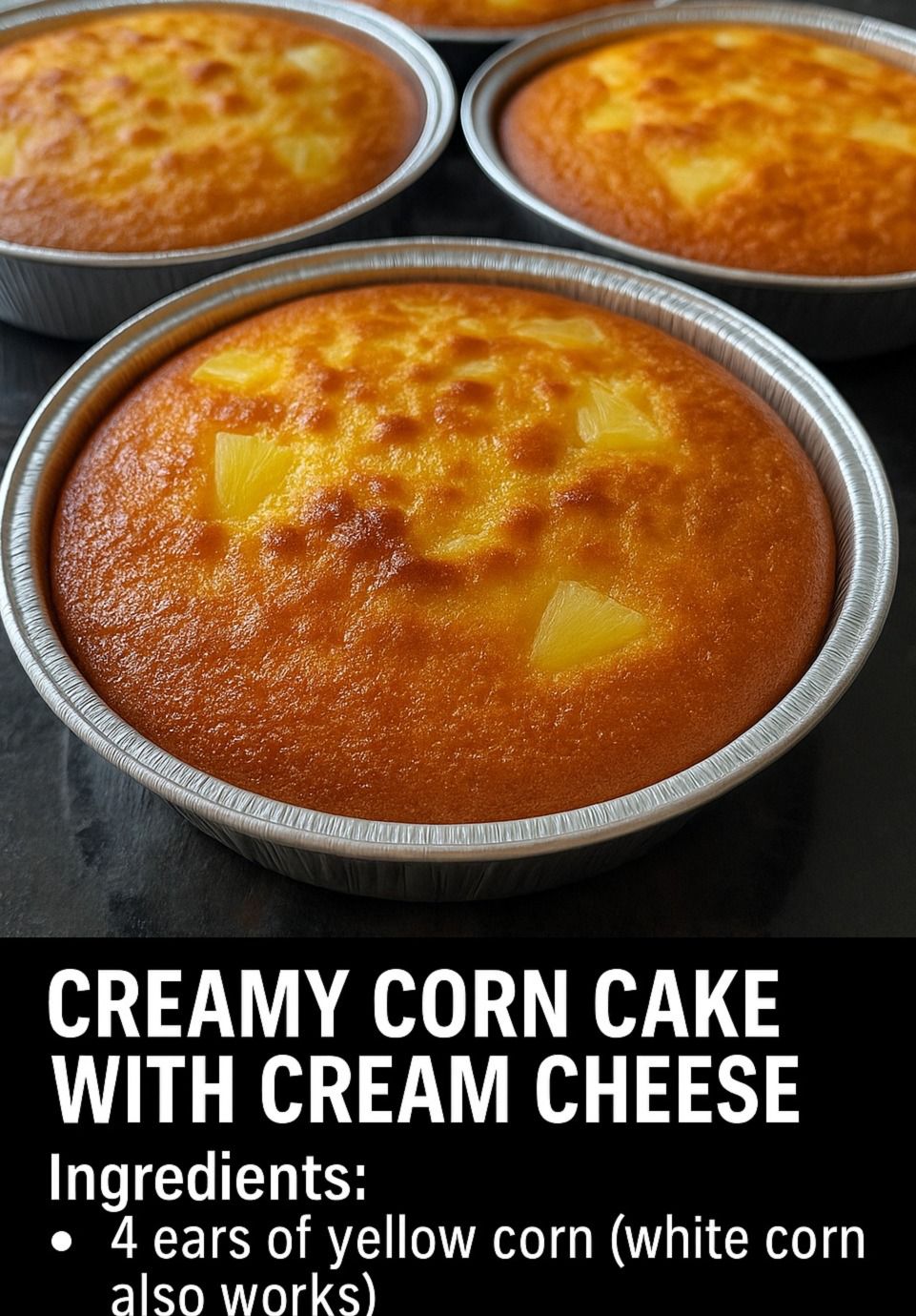 Creamy Corn Cake with Cheese