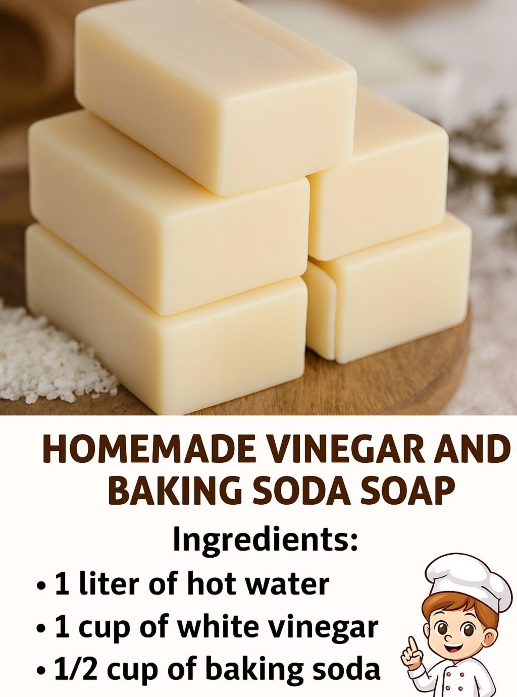 Homemade Vinegar and Baking Soda Soap