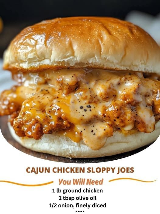 Cajun Chicken Sloppy Joes