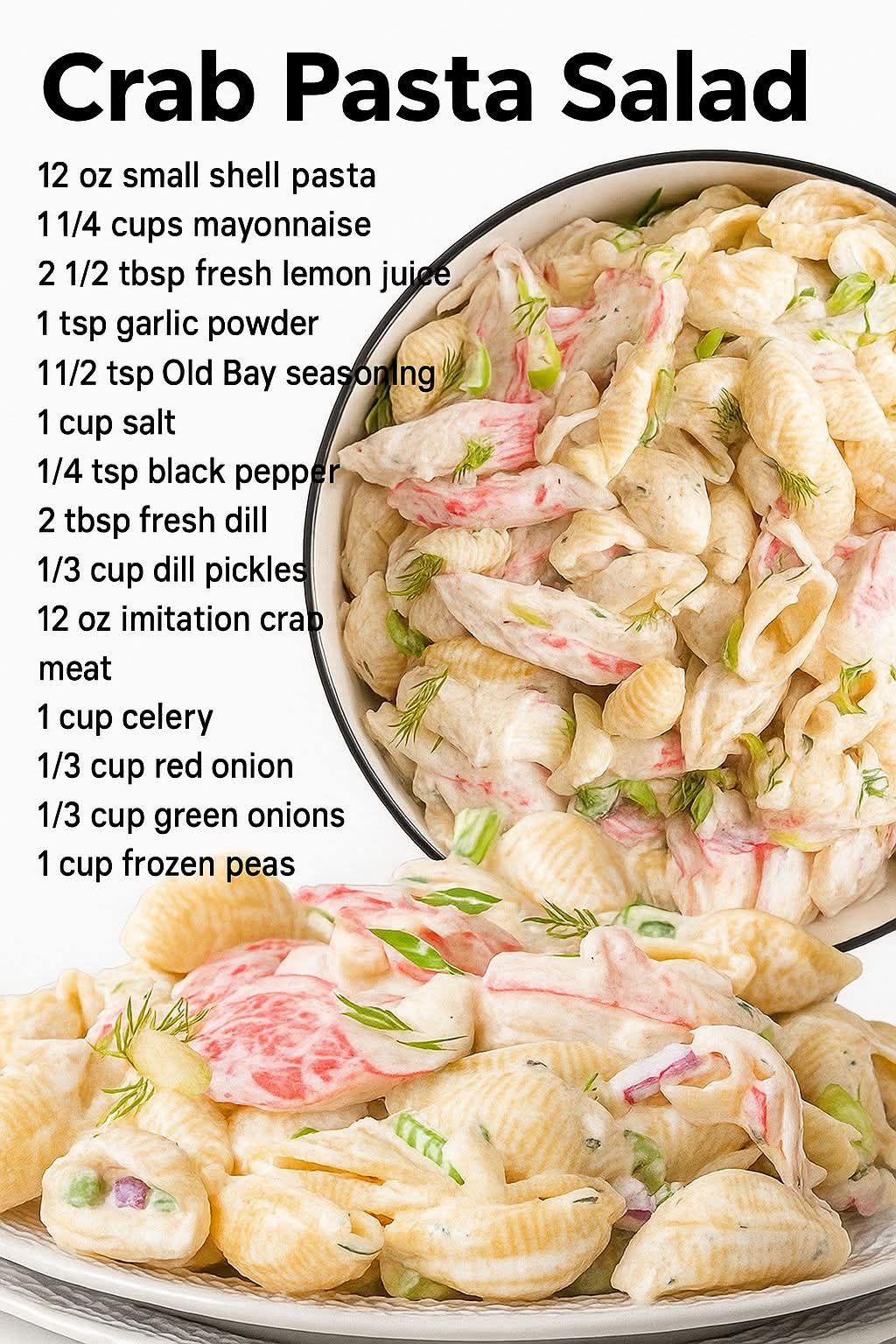 Crab Pasta Salad Recipe