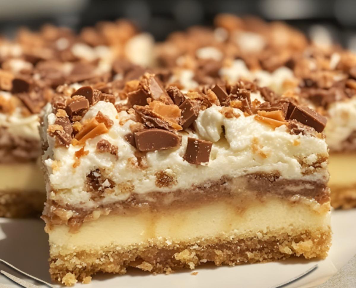 Cake Mix Toffee Bars