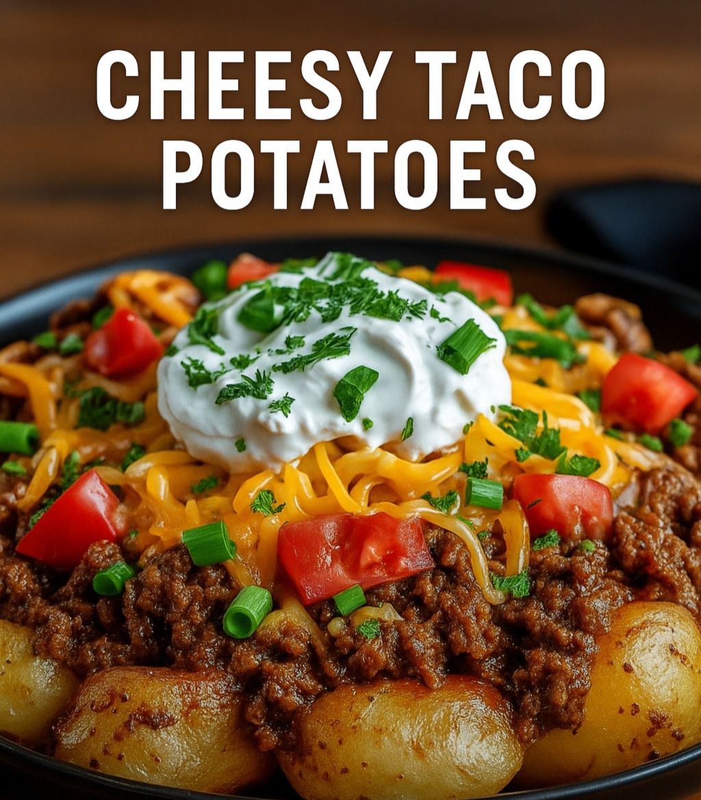 Cheesy Taco Potatoes
