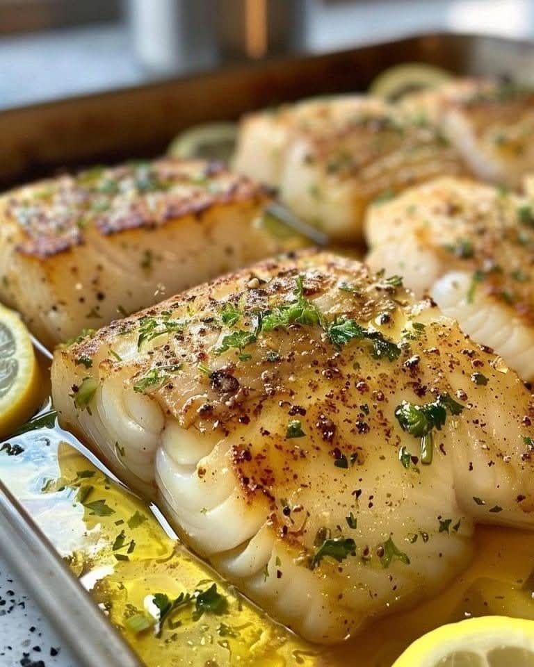 Midwest Comfort Baked Cod with Garlic and Lemon