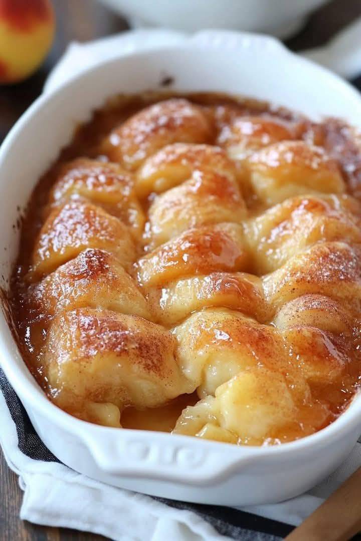 Peach Dumpling Bubble Up: A Sweet, Easy Twist on a Classic Dessert