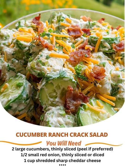 Cucumber Ranch Crack Salad