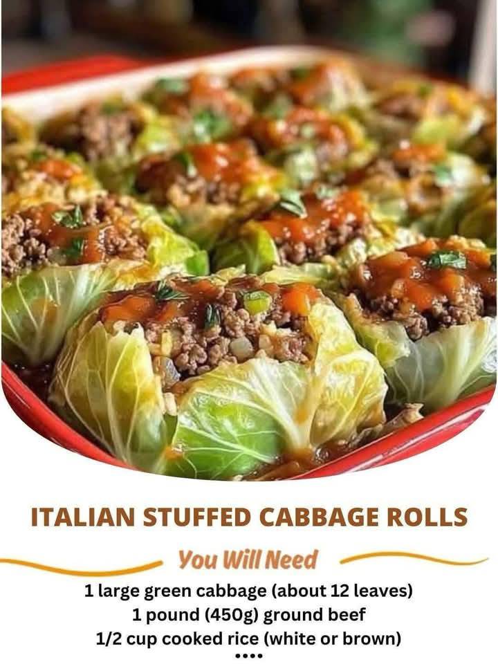 Italian Stuffed Cabbage Rolls