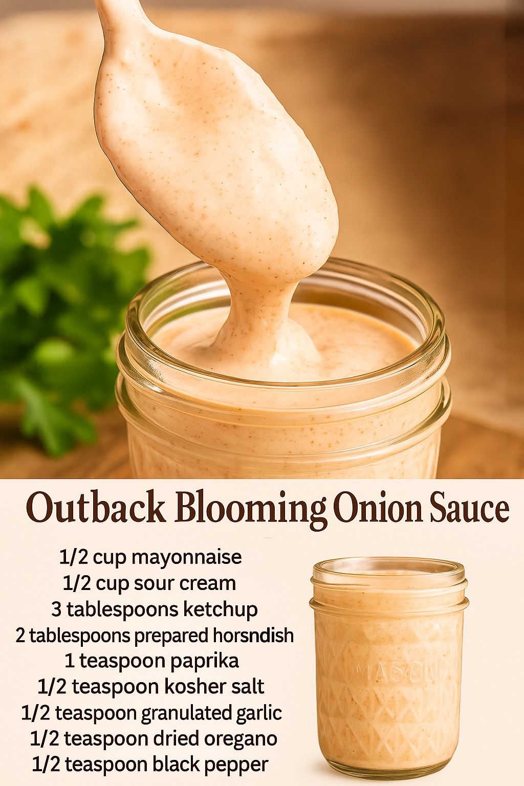 Blooming Onion Sauce (Outback Copycat)