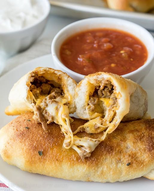 These Cheesy Taco Sticks are the ULTIMATE in game day snacks!