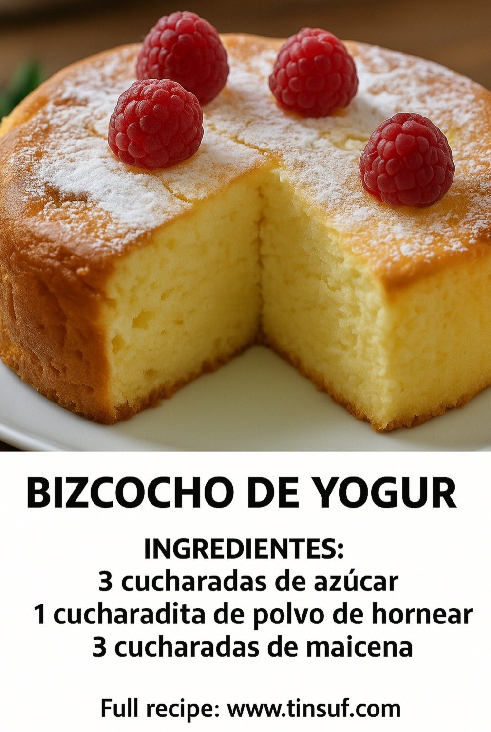 Yogurt Sponge Cake (Bizcocho de Yogur)