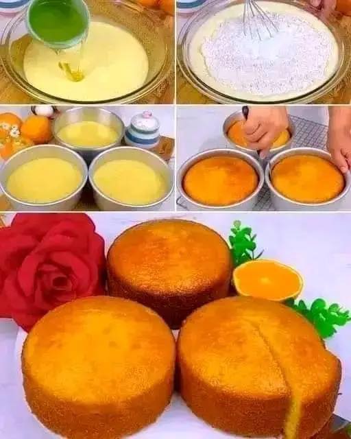 Orange cake: