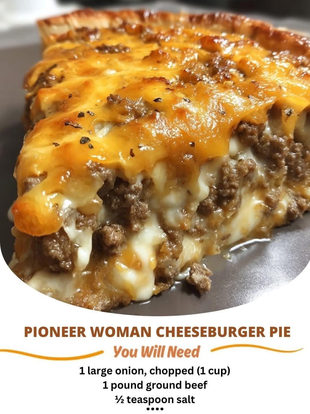 Pioneer Woman Cheeseburger Pie