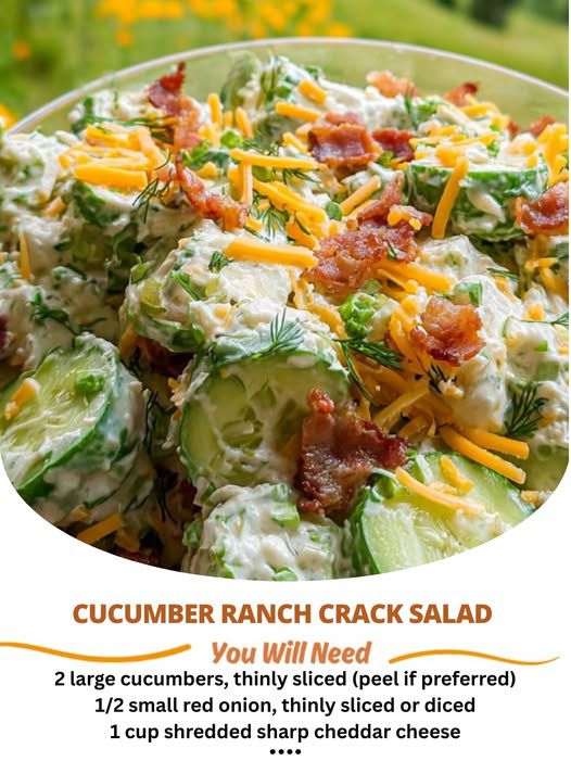 Cucumber Ranch Crack Salad