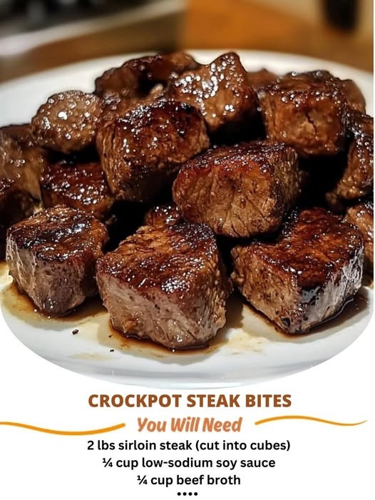 Crockpot Steak Bites – Tender, Flavorful, and Melt-In-Your-Mouth Delicious!