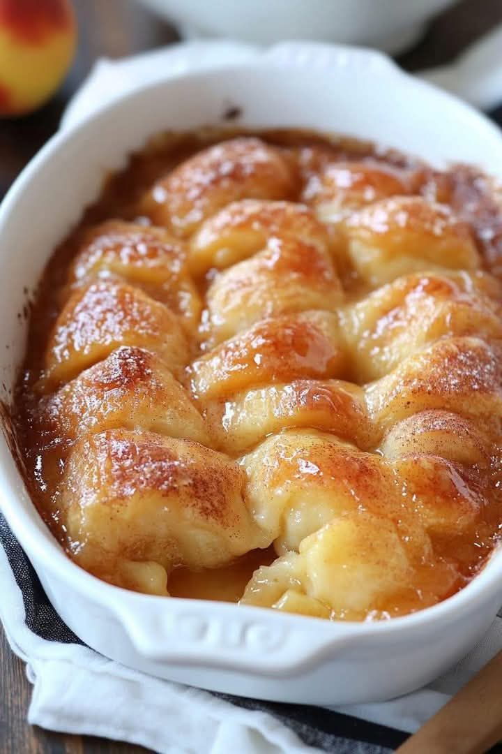 Peach Dumpling Bubble Up: A Sweet, Easy Twist on a Classic Dessert