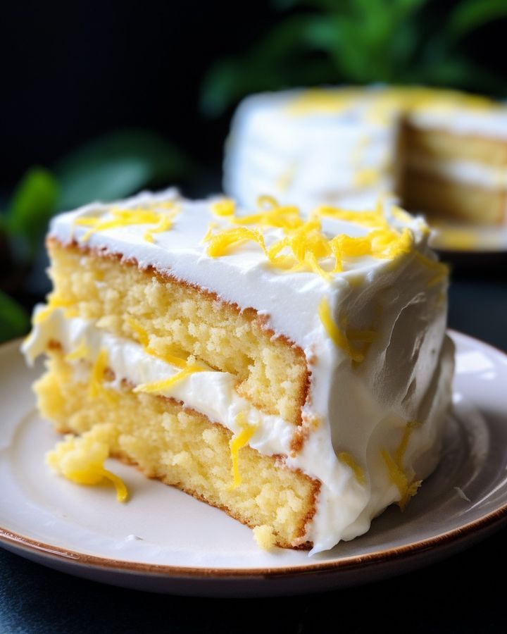 Lemon Velvet Cake with Lemon Cream Cheese Icing Recipe
