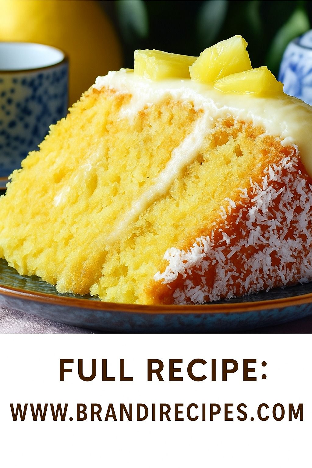 Moist Pineapple Coconut Cake Recipe