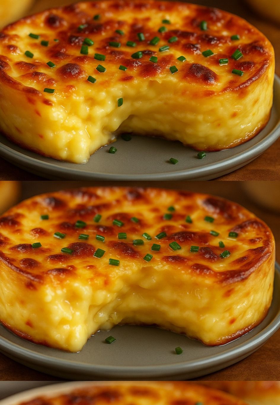 Baked cheese white eggs