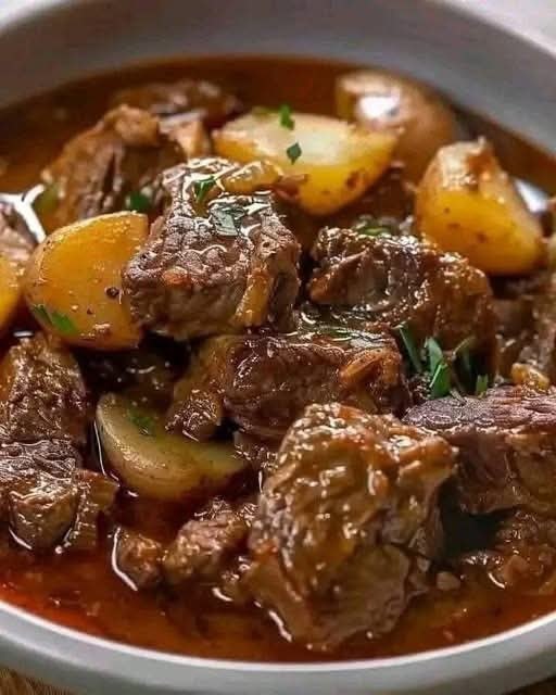 Classic Filipino Beef Mechado (Tender Beef Stew with Potatoes)