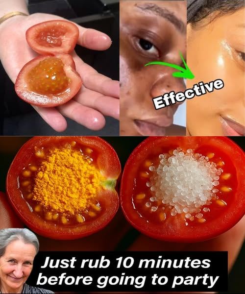 Just rub 10 miutes before going to party