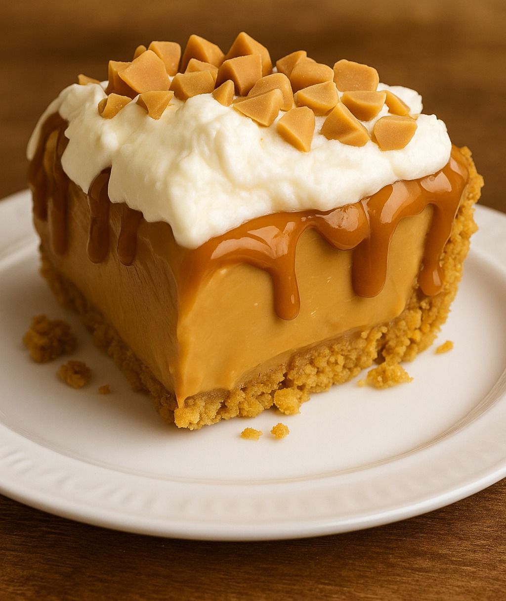 Butterscotch Heaven Pie – The Ultimate No-Bake Creamy Dessert