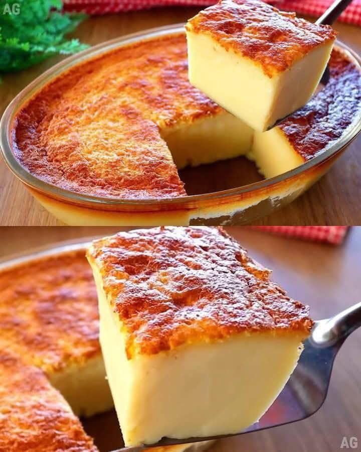 Easy 10-Minute Custard Cake