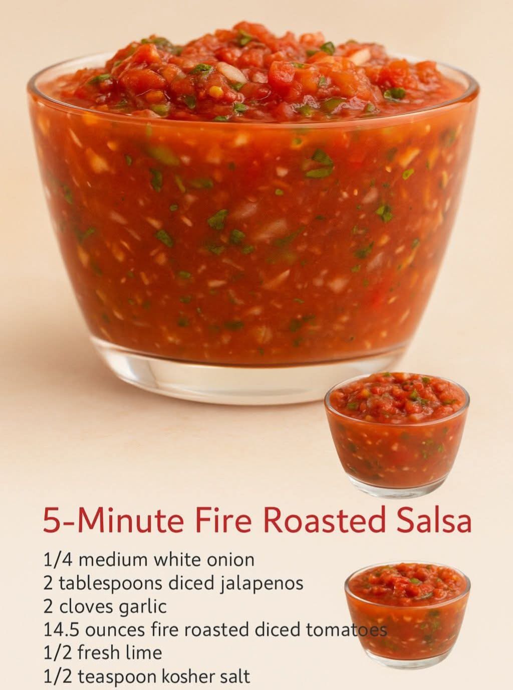 Homemade Salsa is better than any restaurant!!