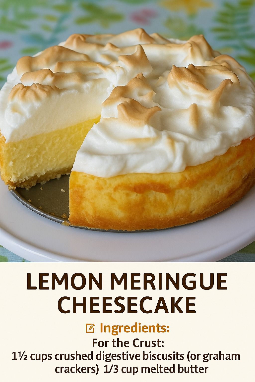 Lemon Meringue Cheesecake