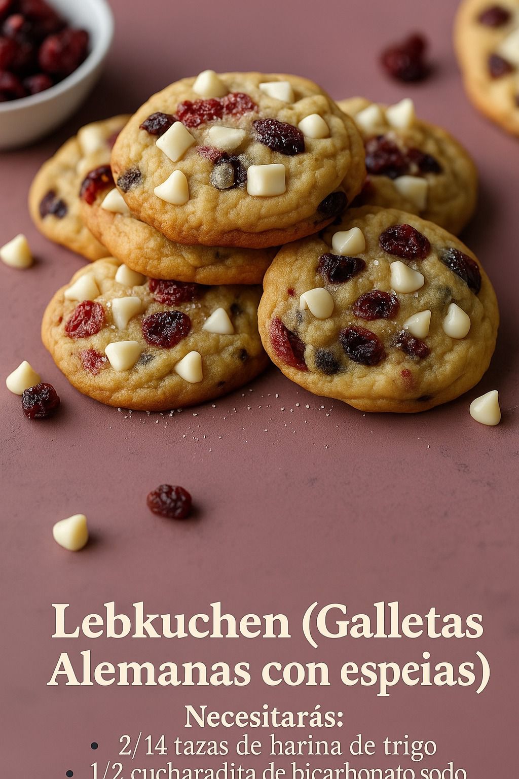 Soft-Baked White Chocolate Cranberry Cookies
