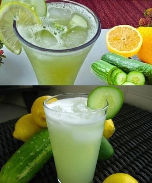 How to Make Homemade Cucumber Lemonade(Using Blender) ! Healthy Drinks