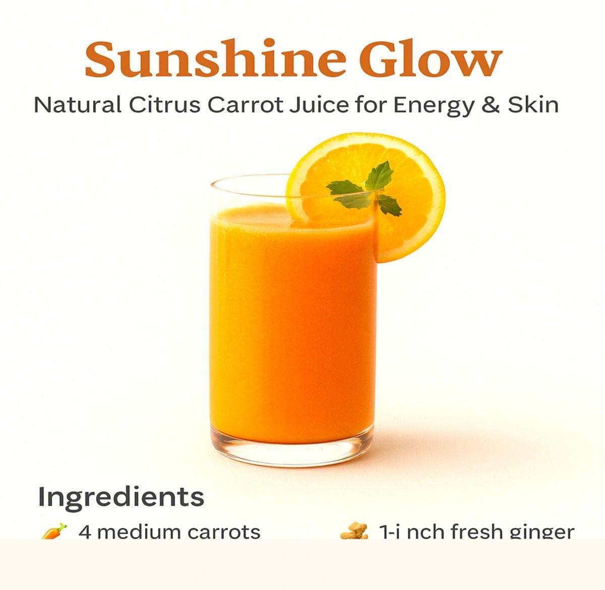 Sunshine Glow Juice